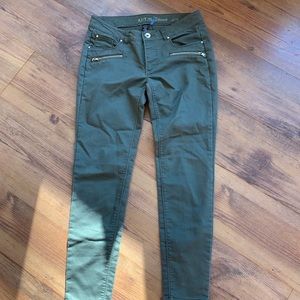 Army Green Skinny Jeans